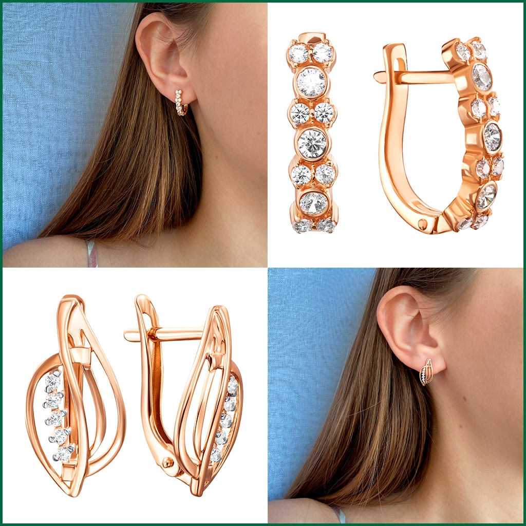 Золоті сережки