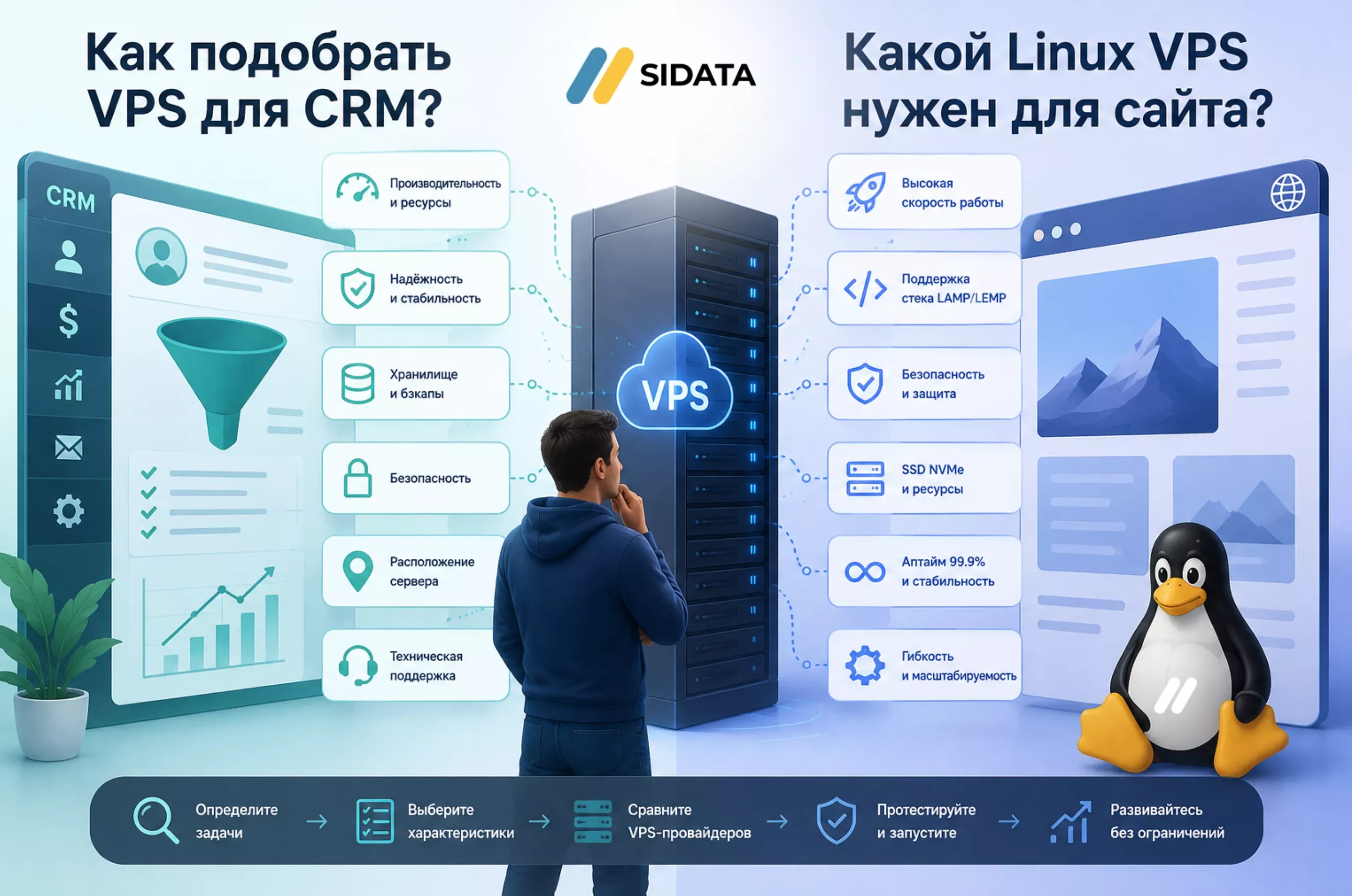 Как подобрать VPS для CRM и сайта?