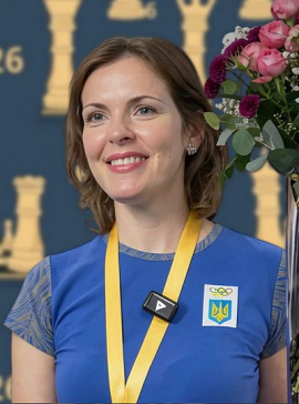 Motrichko, Viktoriya переможниця WORLD CHAMPIONSHIP WOMEN BLITZ з шашок`100