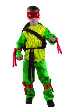 Карнавальный костюм"Черепашка нинзя" на мальчика 6-9 лет.
Яркий,красочный ,в комплекте с акксесуарами.