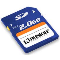 Флеш карта Kingston KSSD2GB SD, 2 Гбайт