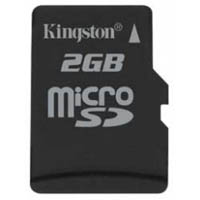 Флэш карта Kingston TransFlash (SDC/2GB-2ADP) microSD, 2 Гбайт