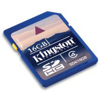 Флэш карта Kingston class 4 (SD4/16GB) SDHC, 16 Гбайт