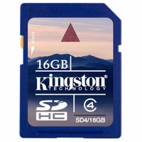 Флэш карта Kingston class 4 (SDC4/16GB) 16 Гбайт