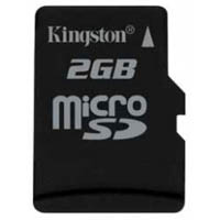 Флэш карта Kingston single-pack-card (SDC/2GBSP) 2 Гбайт, microSD