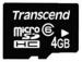 Флэш карта Transcend micro-SDHC 4Gb