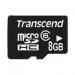 Флэш карта Transcend micro-SDHC 8Gb