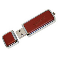 USB флеш накопитель TakeMS Leather brown (TMS4GULEA1R15)