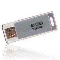 USB флеш накопитель TOSHIBA ASAGIRI grey (THNU08ASG (BL4) 8 Гбайт