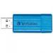 USB флеш накопитель Verbatim Store `n` Go PinStripe carribean blue (47393) 4 Гбайта