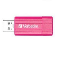 USB флеш накопитель Verbatim Store `n` Go PinStripe hot pink (47392) 4 Гбайта