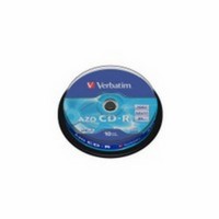 Диск CD-R Verbatim 700Mb 52x Cake Box 10шт AZO Crystal (43429)