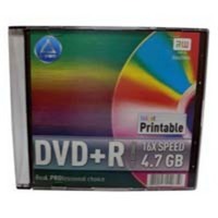 Диск DVD + R L-PRO 4.7Gb 16x Printable Slim box 10шт (240359)