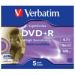 Диск DVD + R Verbatim 4.7Gb 16X Jewel case 1 шт LightScr (43575 - пoшmyчнo)
