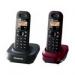 Телефон DECT PANASONIC KX-TG1402UA3 серый и бордо