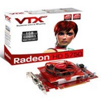 Видеокарта Radeon HD 5750 1024Mb VTX (VX5750 1GBD5-HV2)