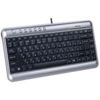 Клавиатура A4-tech KL-5 Silver черно-серебристая