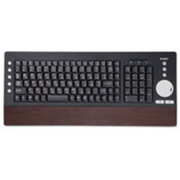 Клавиатура SVEN 4100 Comfort черная + дерево