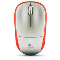 Мышка Logitech Cordless M205 (910-001097) серо-оранжевая