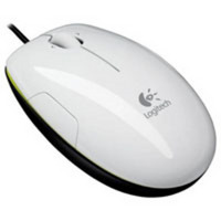 Мышка Logitech LS1 Laser Mouse (910-000865) белая глянцевая