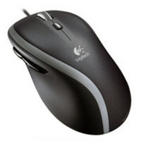 Мышка Logitech M500 (910-001202) черная, лазерная