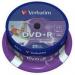 Диск DVD + R Verbatim 4.7Gb 16X CakeBox 25шт Printable (43539)