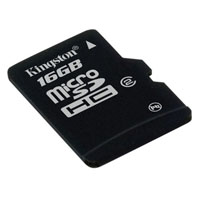 Флэш карта Kingston micro-SDHC 16Gb (SDC2/16GB) 16 Гбайт