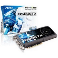 Видеокарта GeForce GTX580 1536Mb OverClock MSI (N580GTX-M2D15D5/OC)